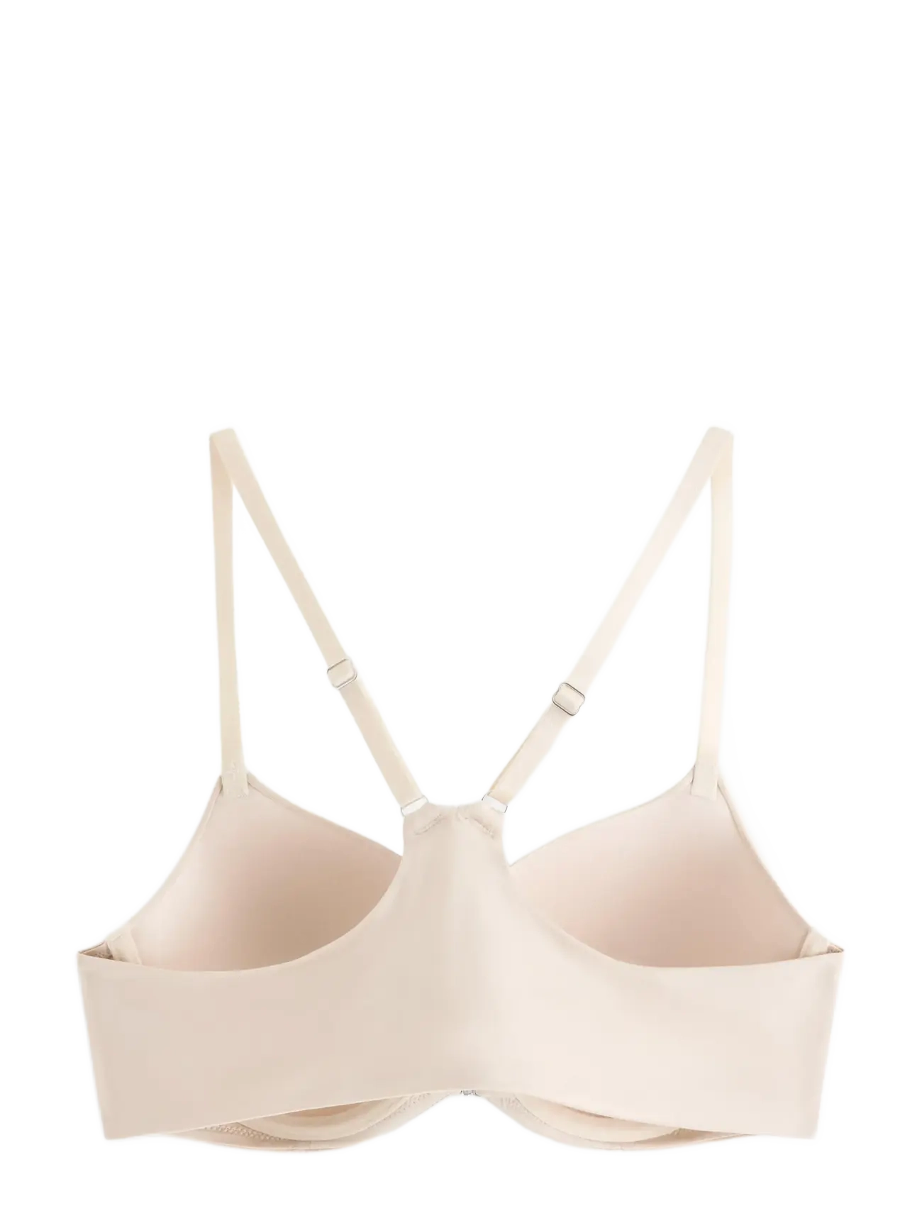 Lindex - Lilja t-shirt bra with front closure - t-shirt bh:ar - light beige - 2