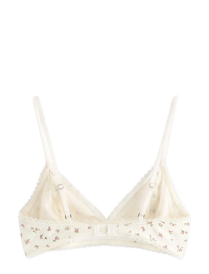 Lindex - Bra soft top POINTELLE cotton - bralette - off white - 2
