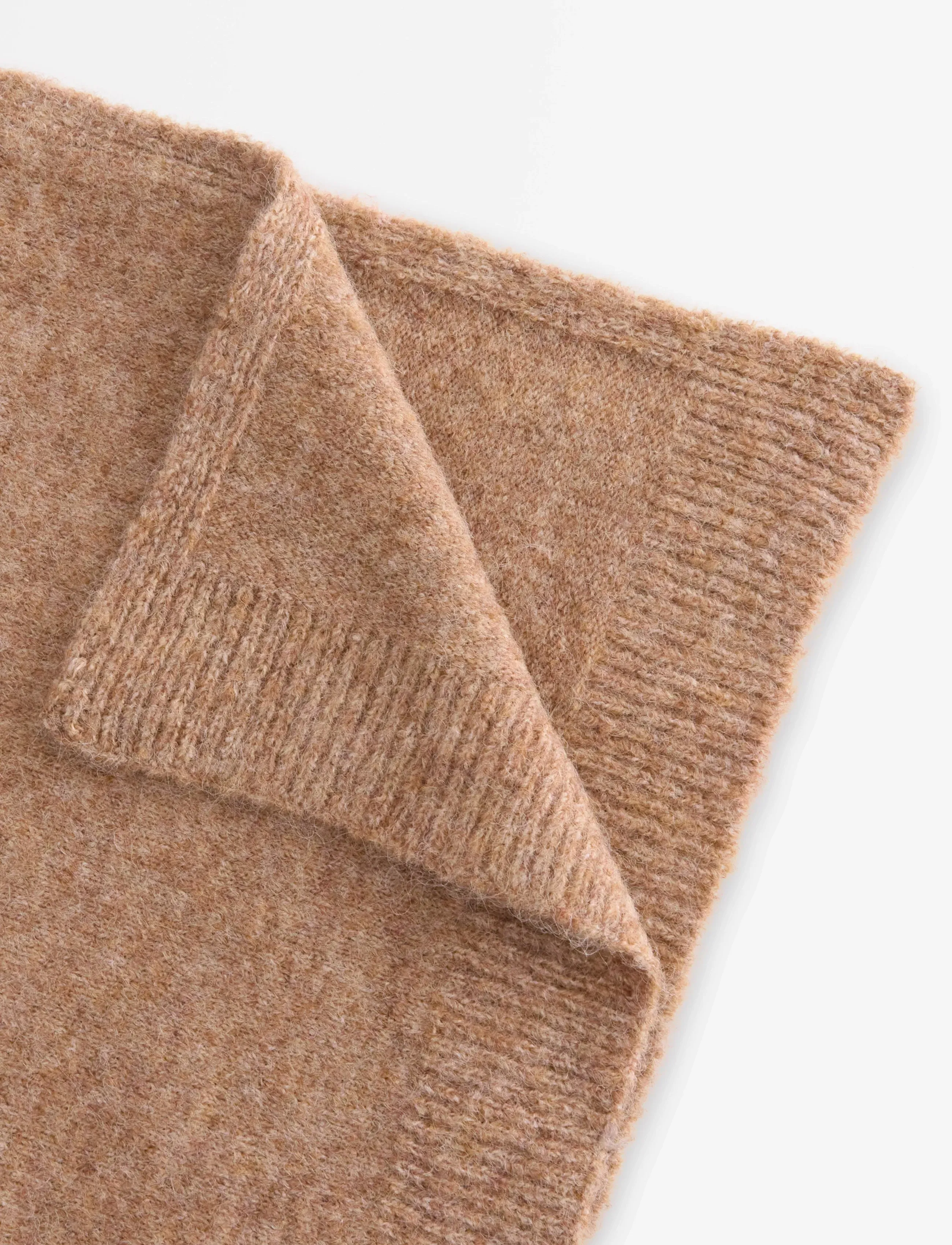 Lindex - Scarf knitted Petra - akcesoria - light brown melange - 2