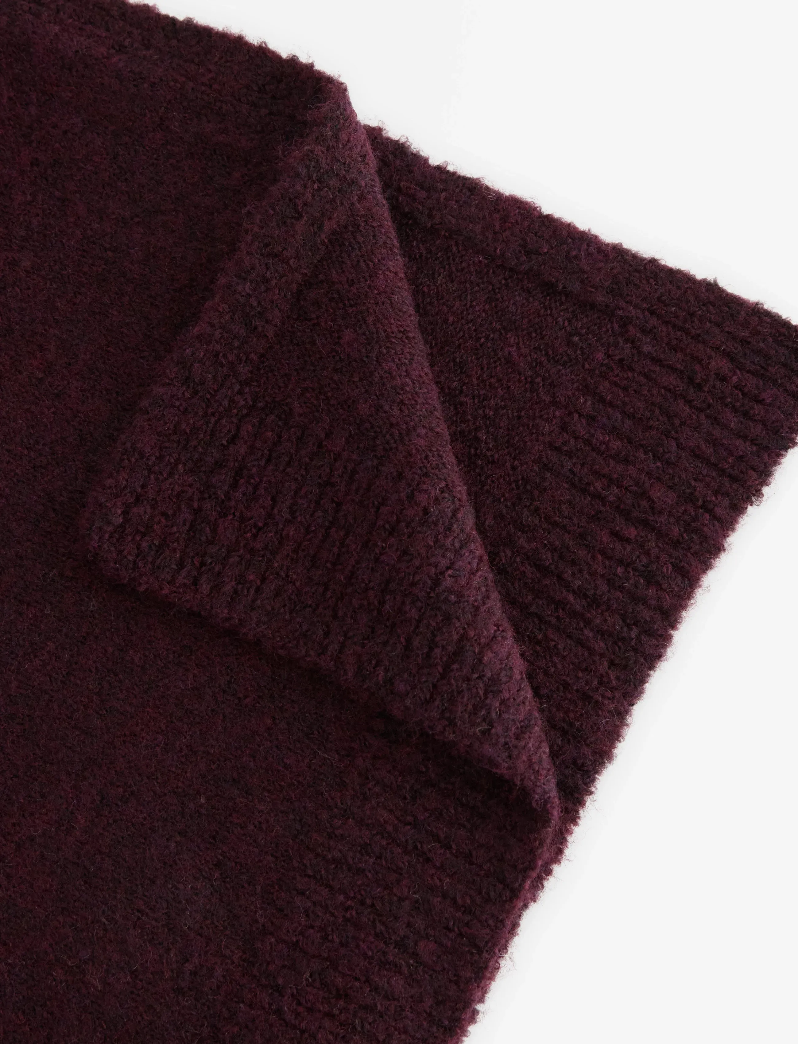Lindex - Scarf knitted Petra - winterschals - red wine - 2