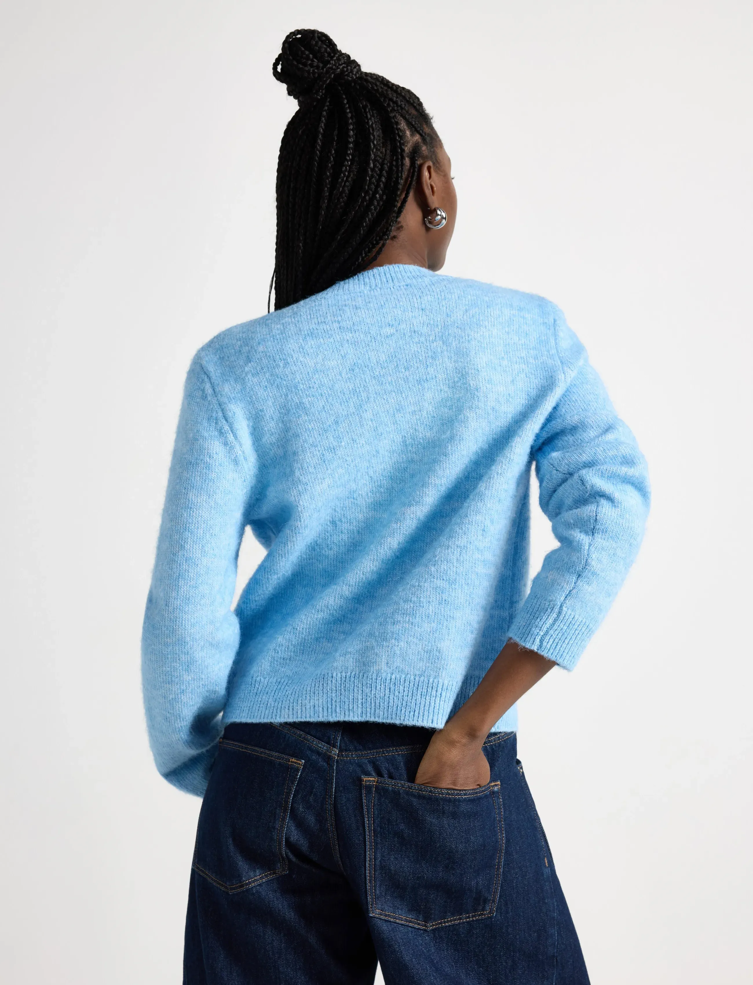 Lindex - Cardigan Malva - light blue - 3