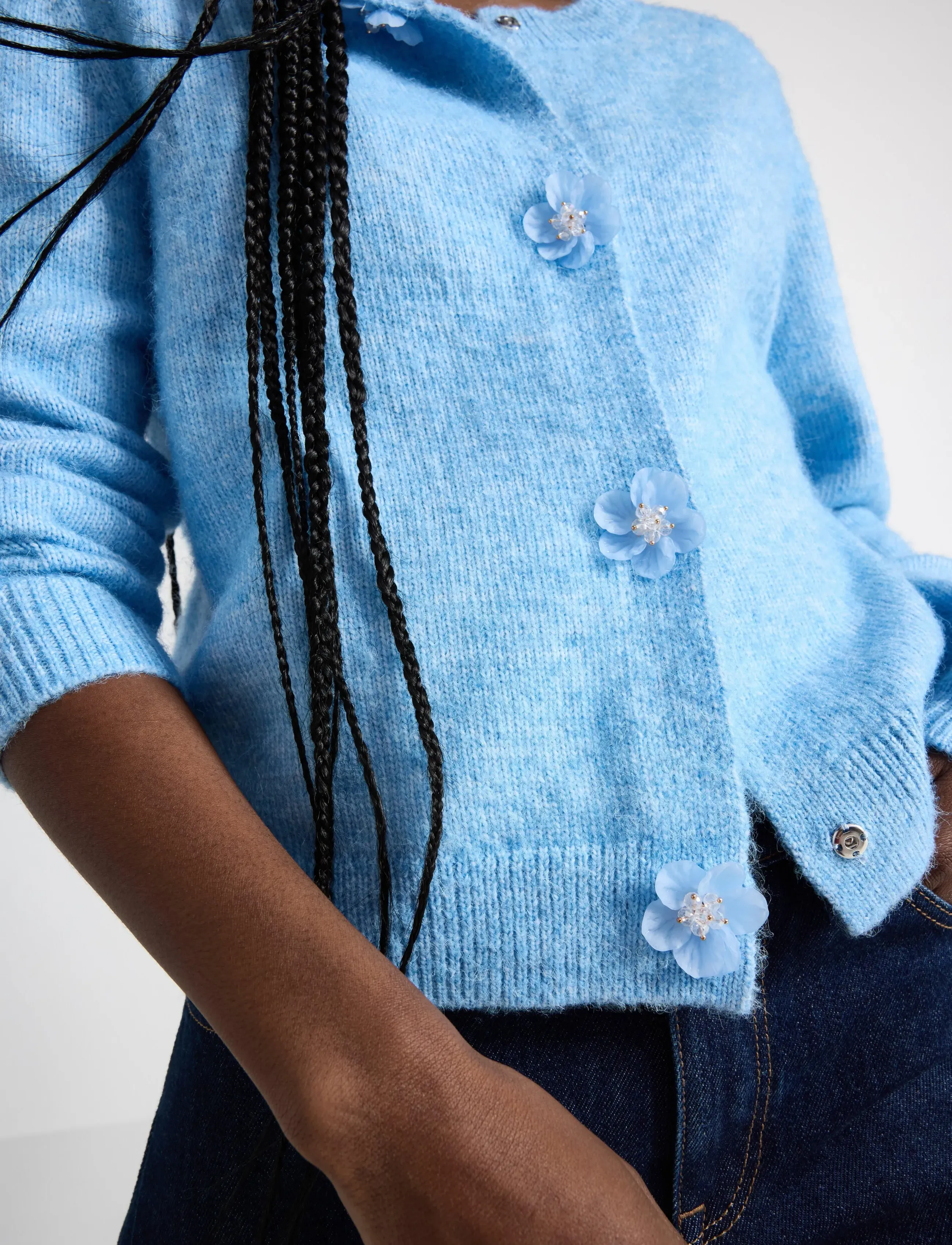 Lindex - Cardigan Malva - light blue - 4