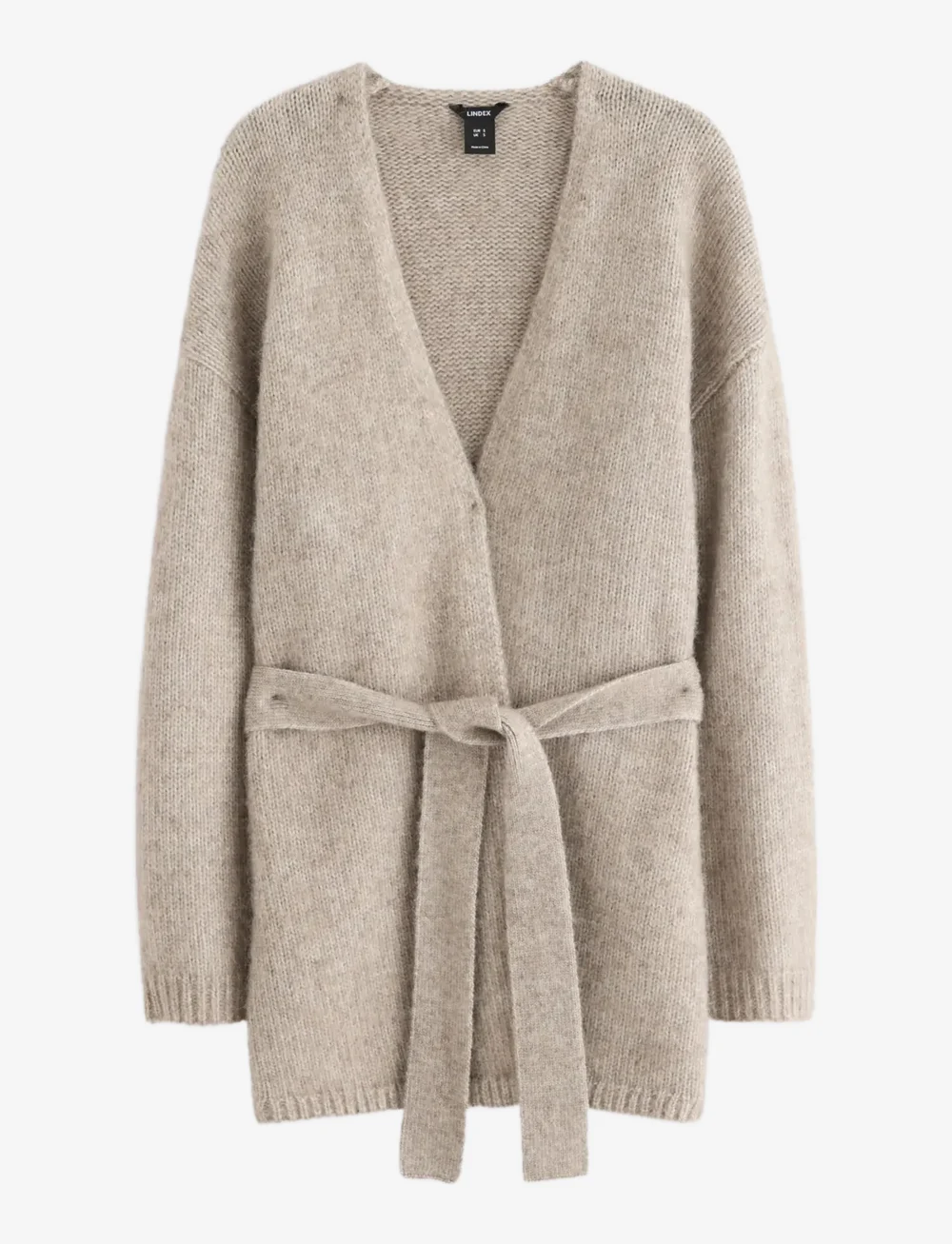 Lindex - Cardigan Malou - koftor - light brown melange - 1