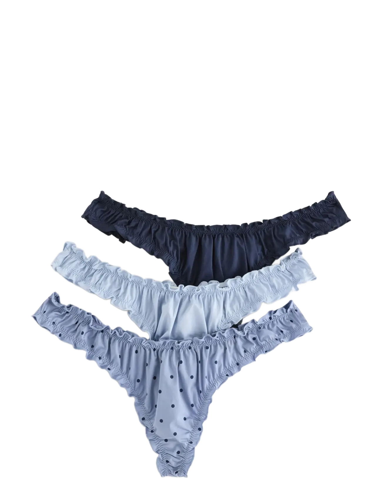 Lindex Brief thong low scrunchie micr - Kampaania - LIGHT BLUE / blue