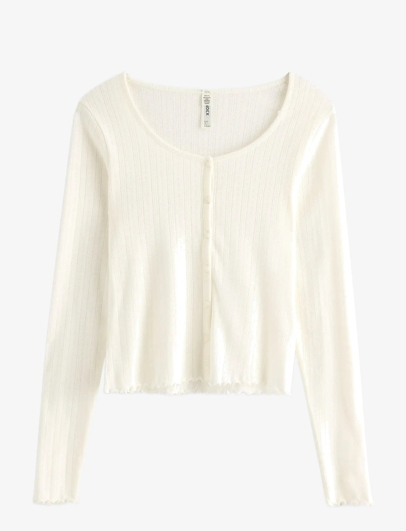 Lindex - Pyjama top - tops - white - 1