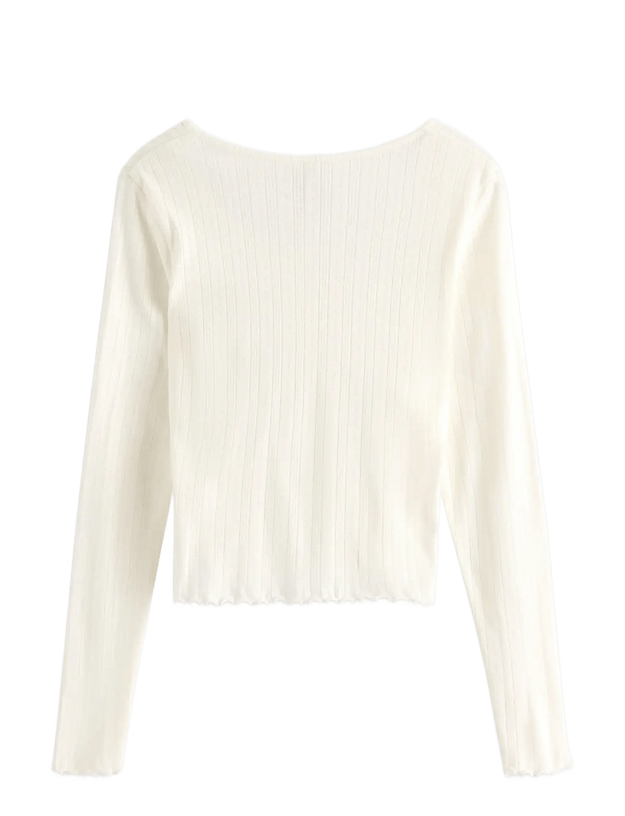 Lindex - Pyjama top - mājas tops - white - 2