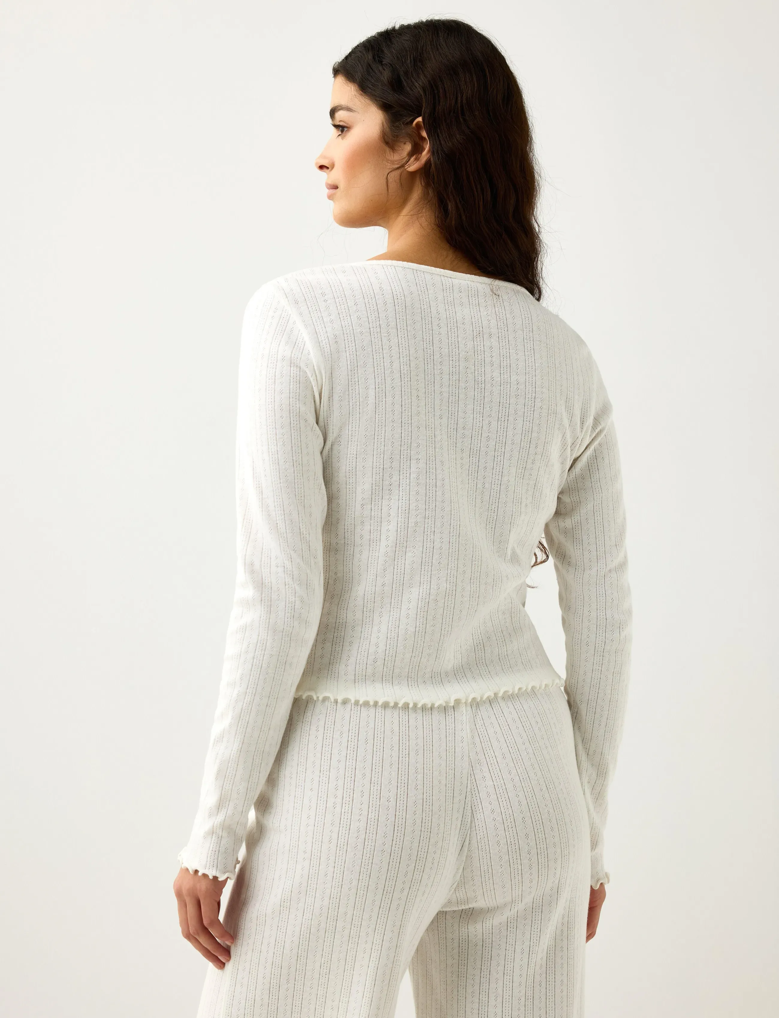 Lindex - Pyjama top - alussärgid - white - 3