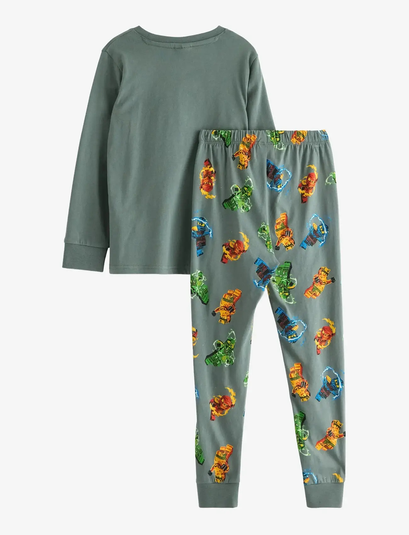 Lindex - Pyjama Ninjago - pyjama-sets - dusty green - 1