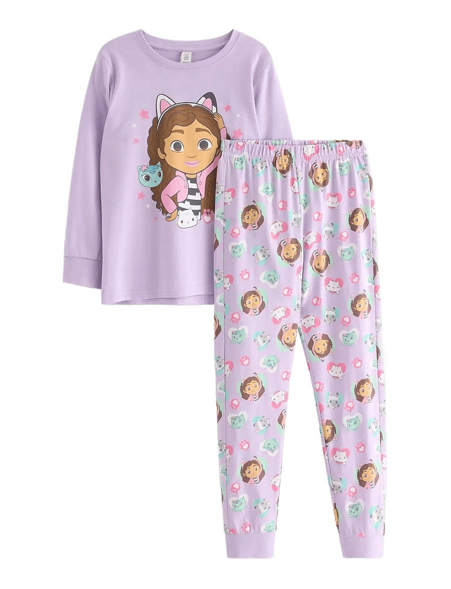Lindex - Gabby's Dollhouse pyjama set - pyjamassæt - light lilac - 1