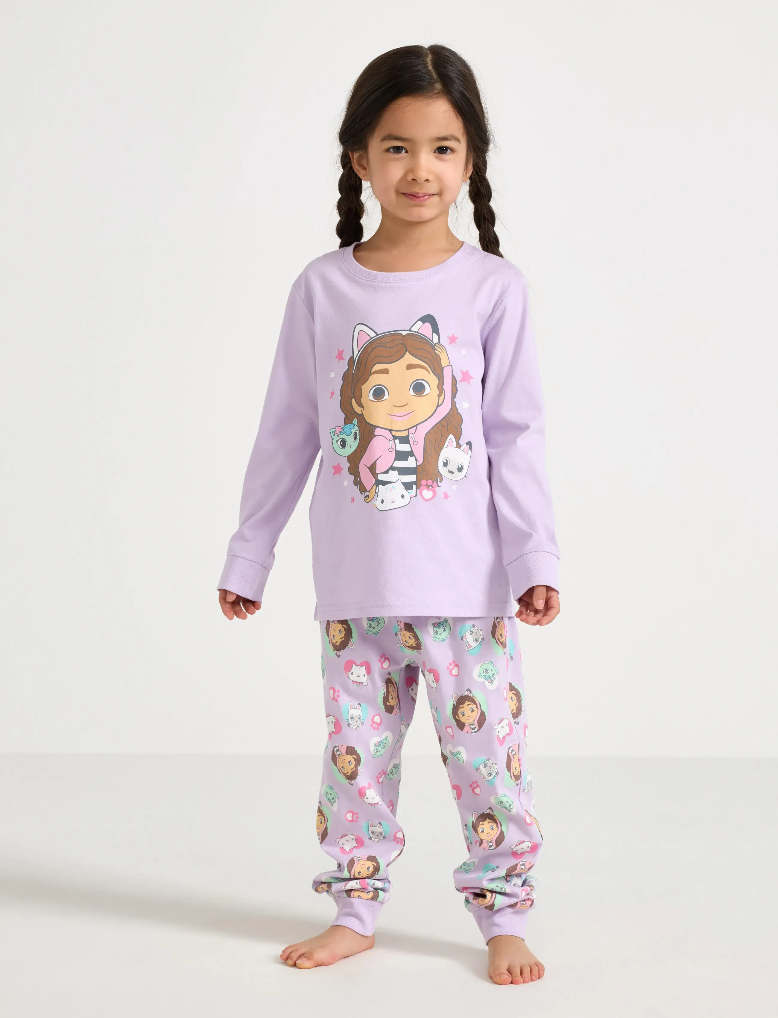 Lindex Gabby's Dollhouse Pyjama Set, 92, Pyjamas, Lila - Sets, Kinder