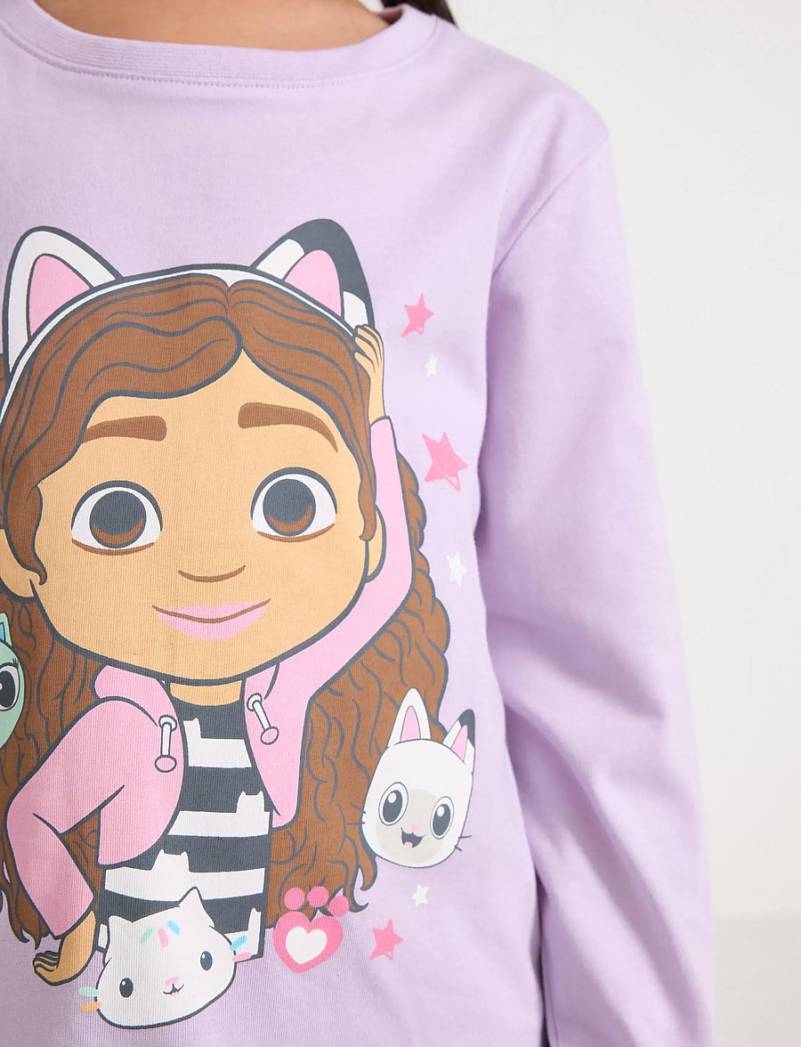 Lindex - Gabby's Dollhouse pyjama set - pyjamassæt - light lilac - 4
