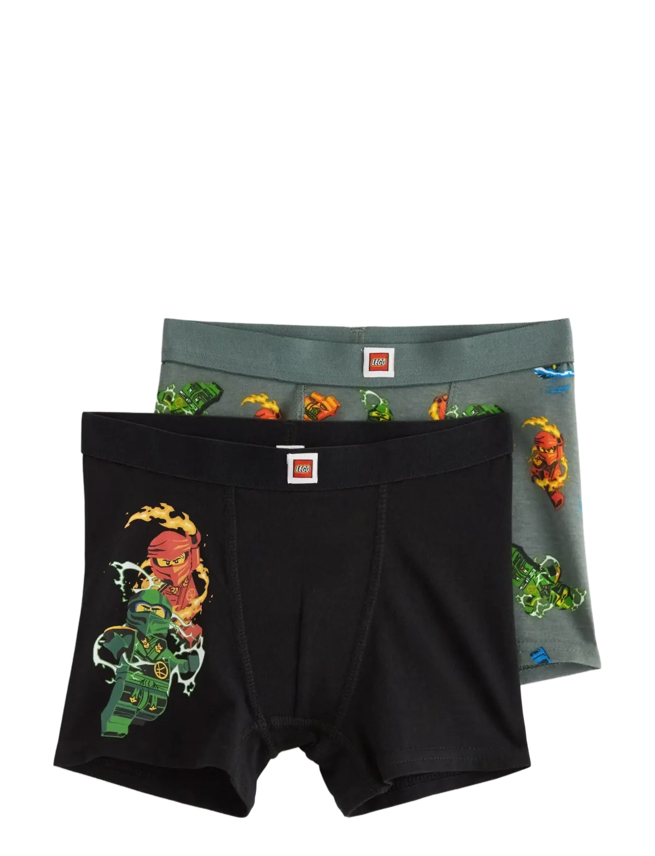 Lindex Boxer 2 p Ninjago - Kollektionen - BLACK / black