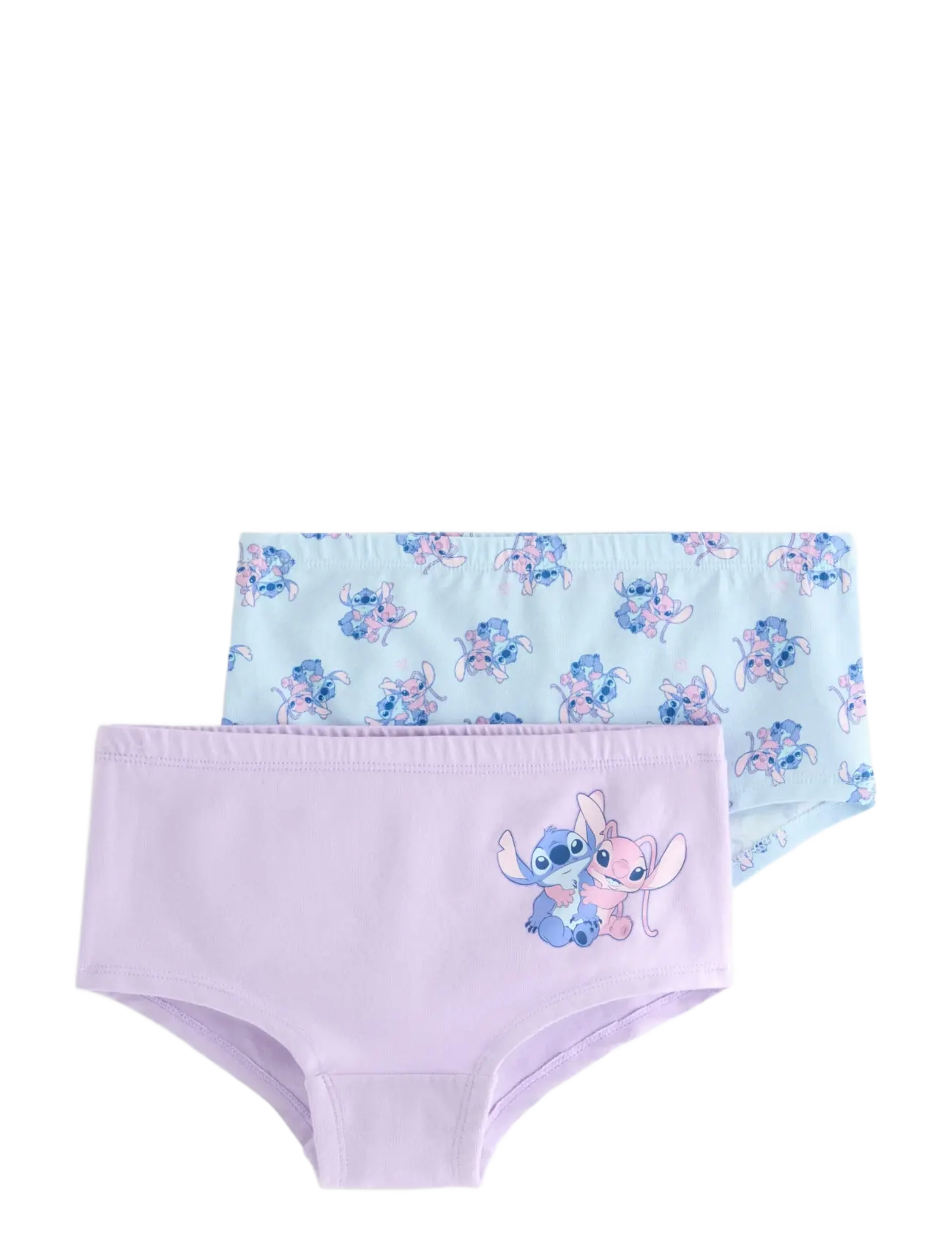 Lindex Panties Hipste 2 P Stitch, Børn, Hipster Trusser, Lila, Str: 86/92