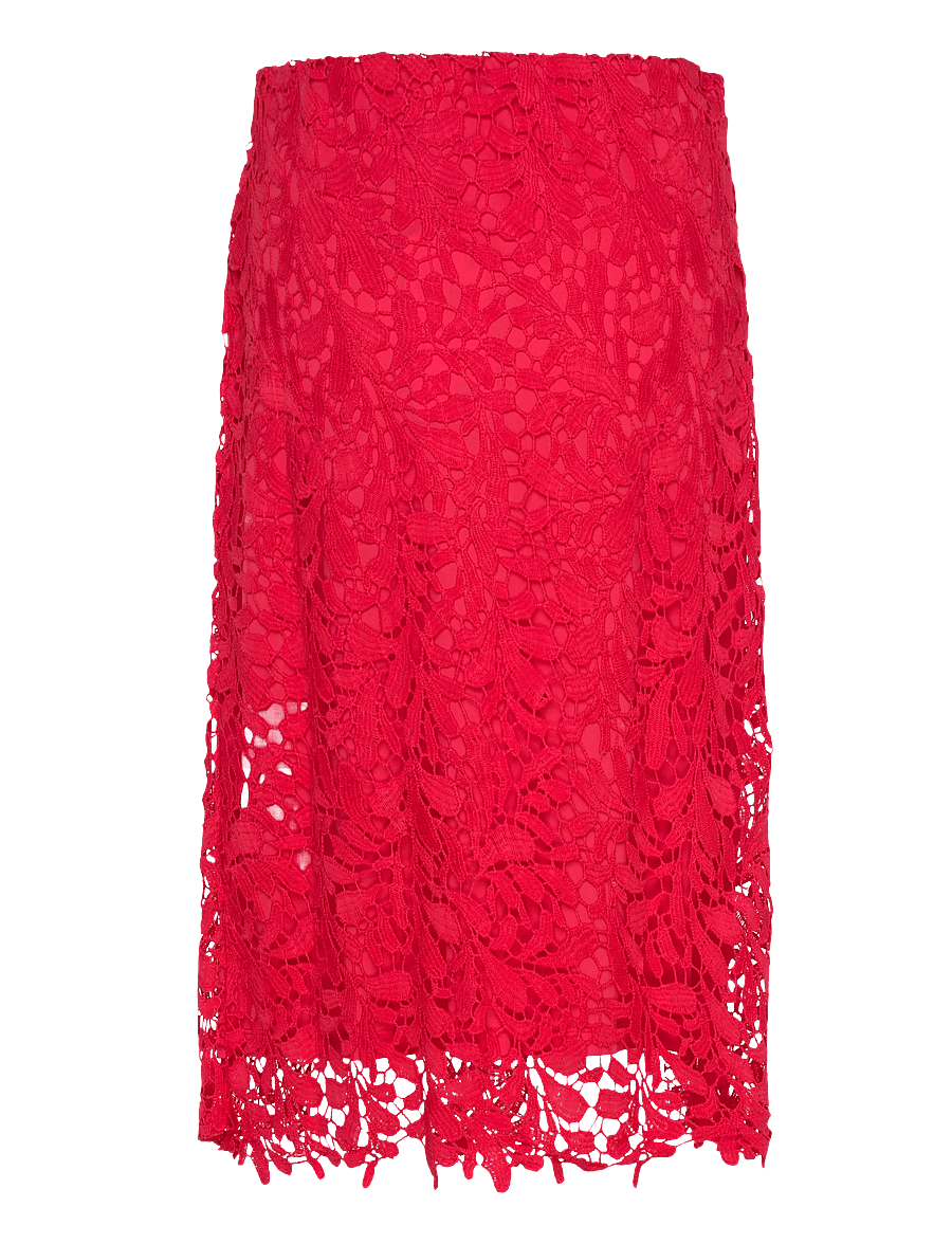 Lindex - Skirt Selena - midi-röcke - red - 2