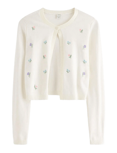 Lindex Knitted cardigan - Strickmode - OFF WHITE / cream