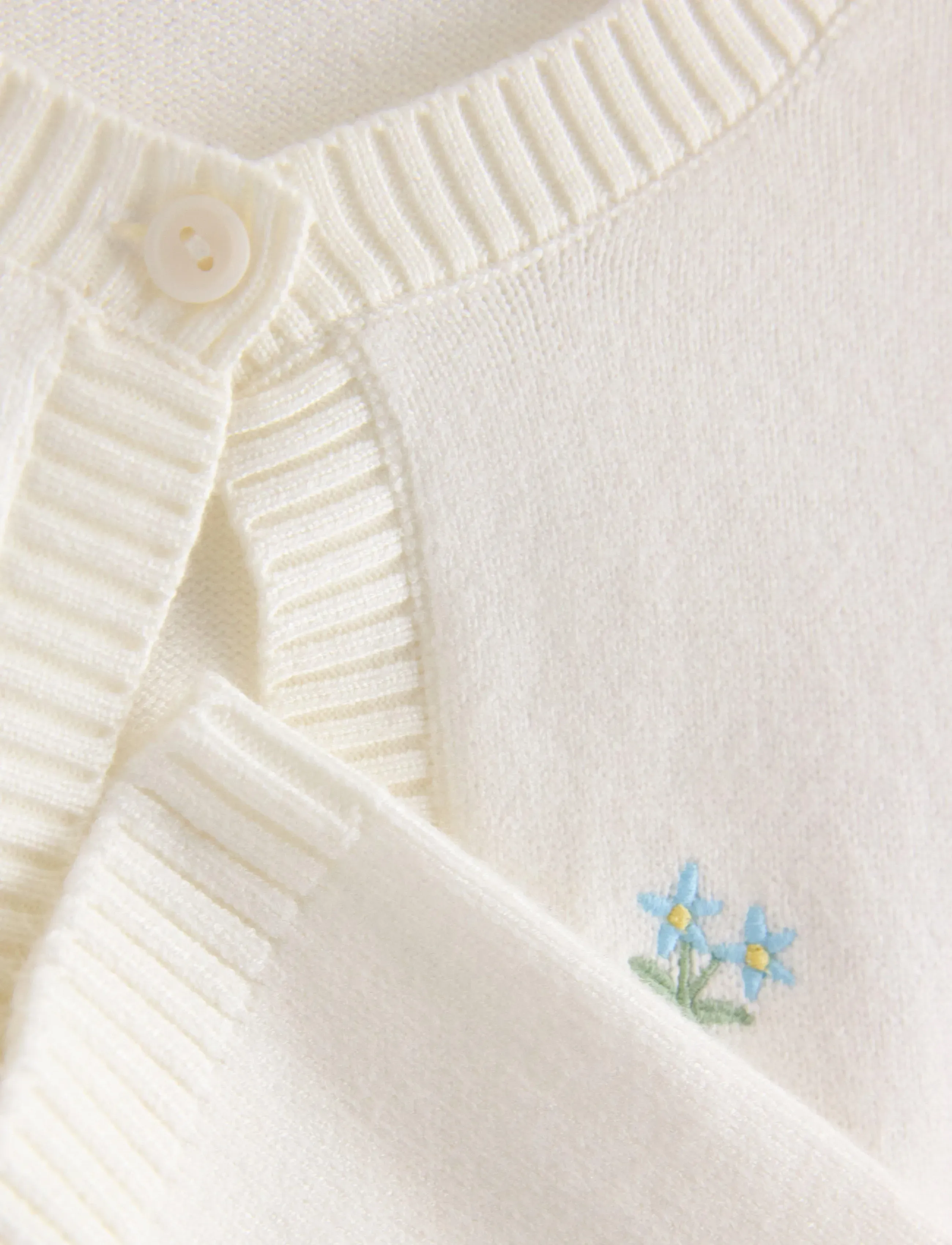 Lindex - Knitted cardigan - koftor - off white - 5