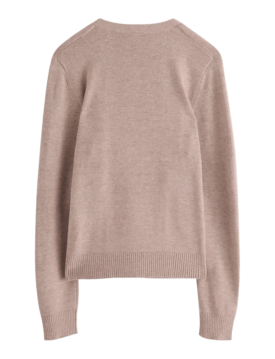 Lindex - Sweater wrap cardigan - cardigans - beige melange - 2