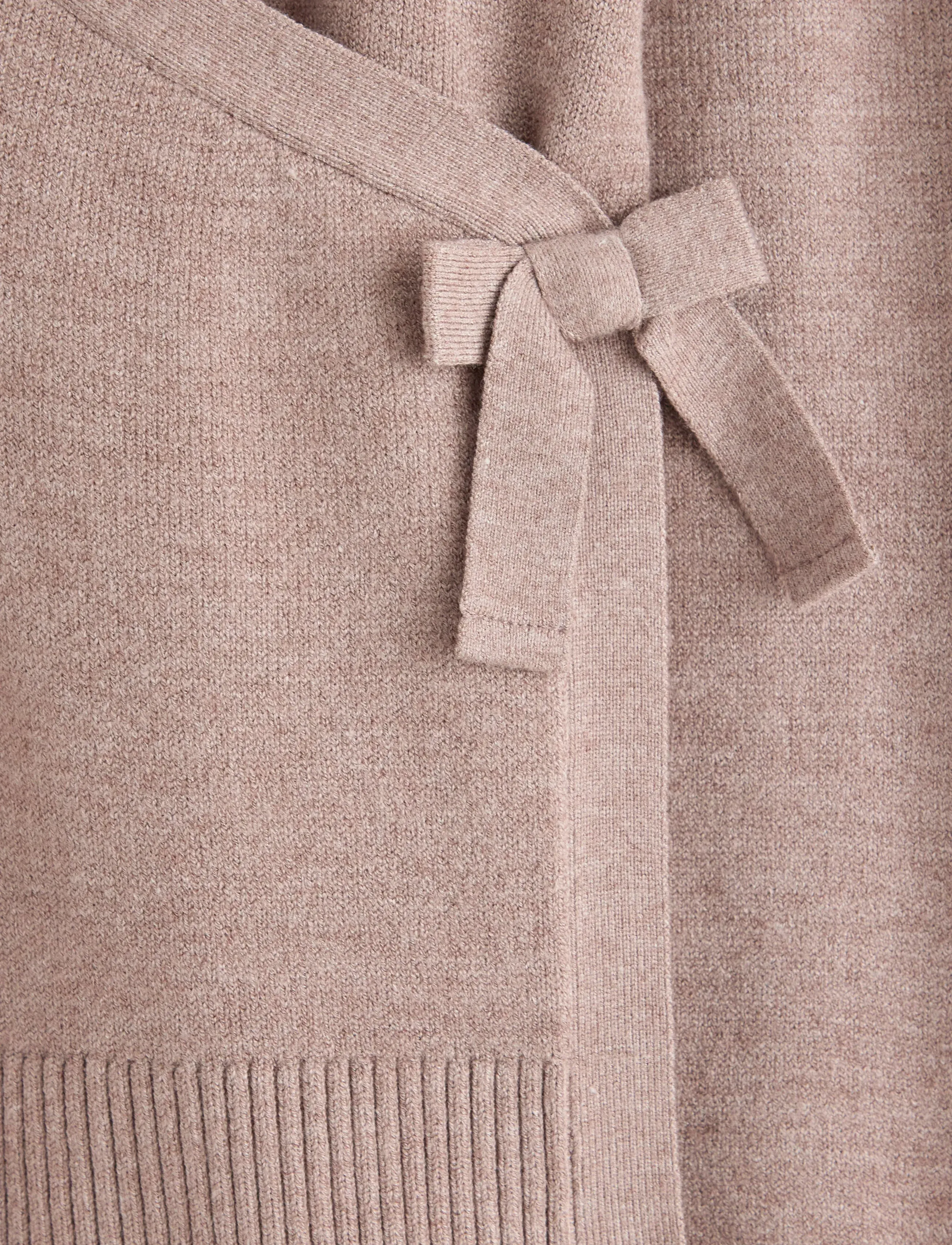 Lindex - Sweater wrap cardigan - kardiganid - beige melange - 5