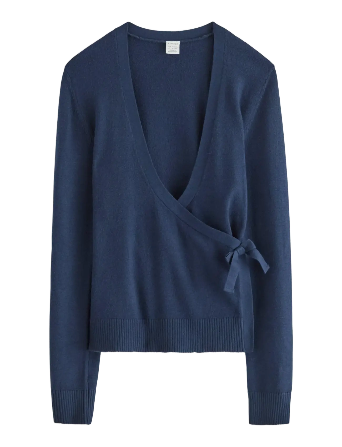 Lindex Sweater wrap cardigan - Overdele - NAVY / navy