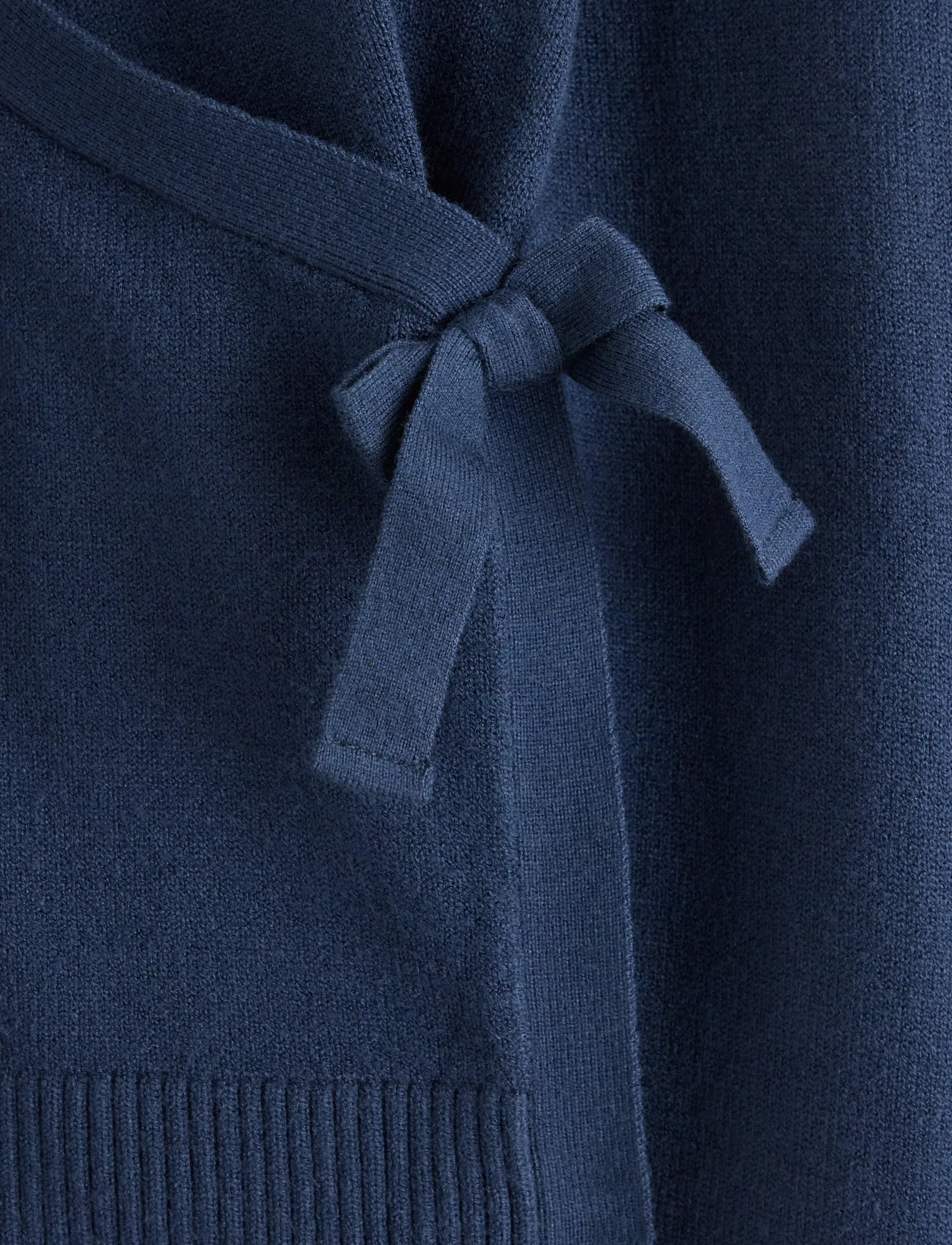 Lindex - Sweater wrap cardigan - cardigans - navy - 5