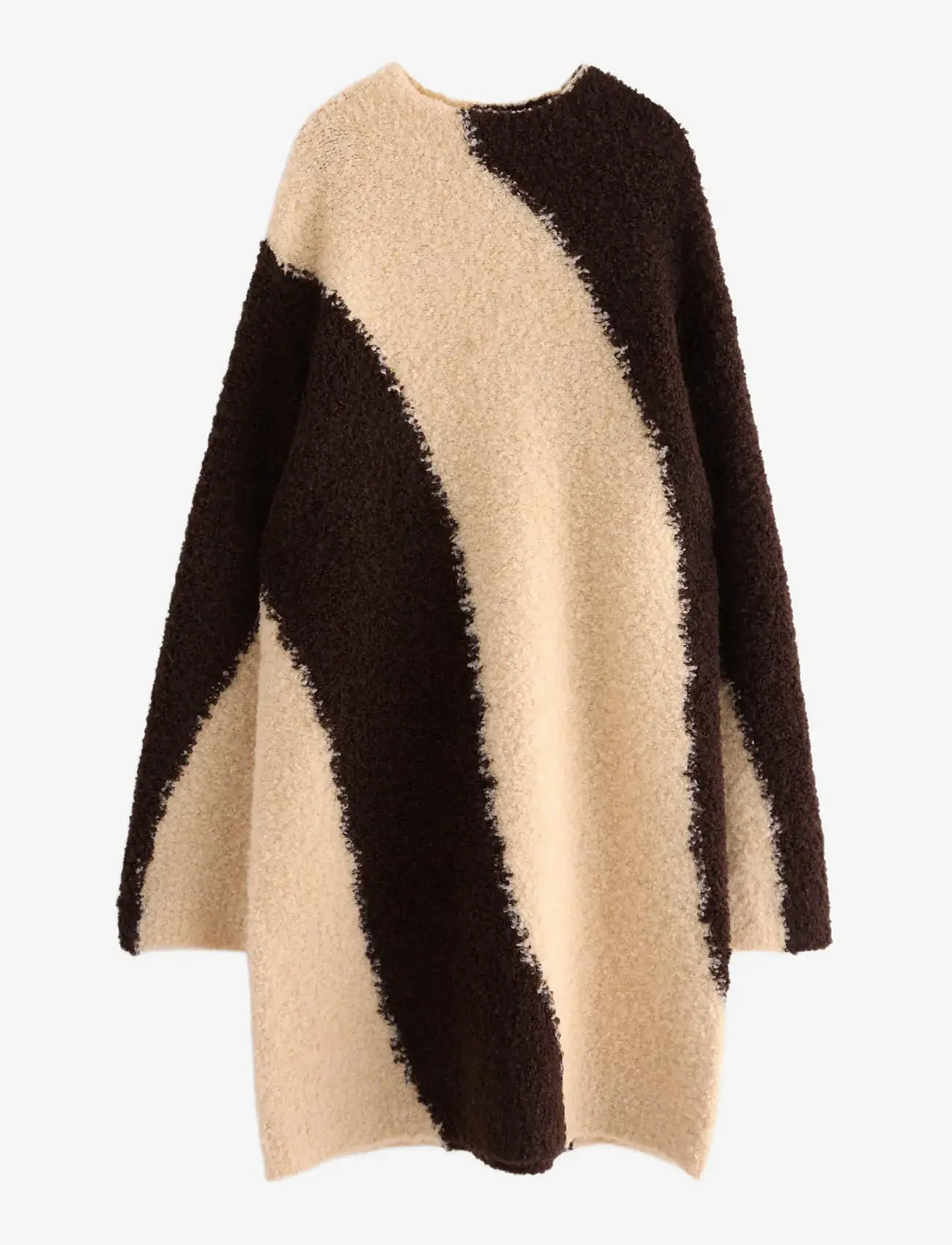 Lindex - Dress Willa - stickade klänningar - light dusty beige - 1