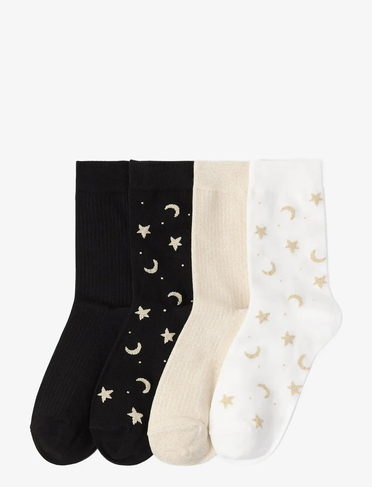 Lindex - 4-pack strumpor - black - 0