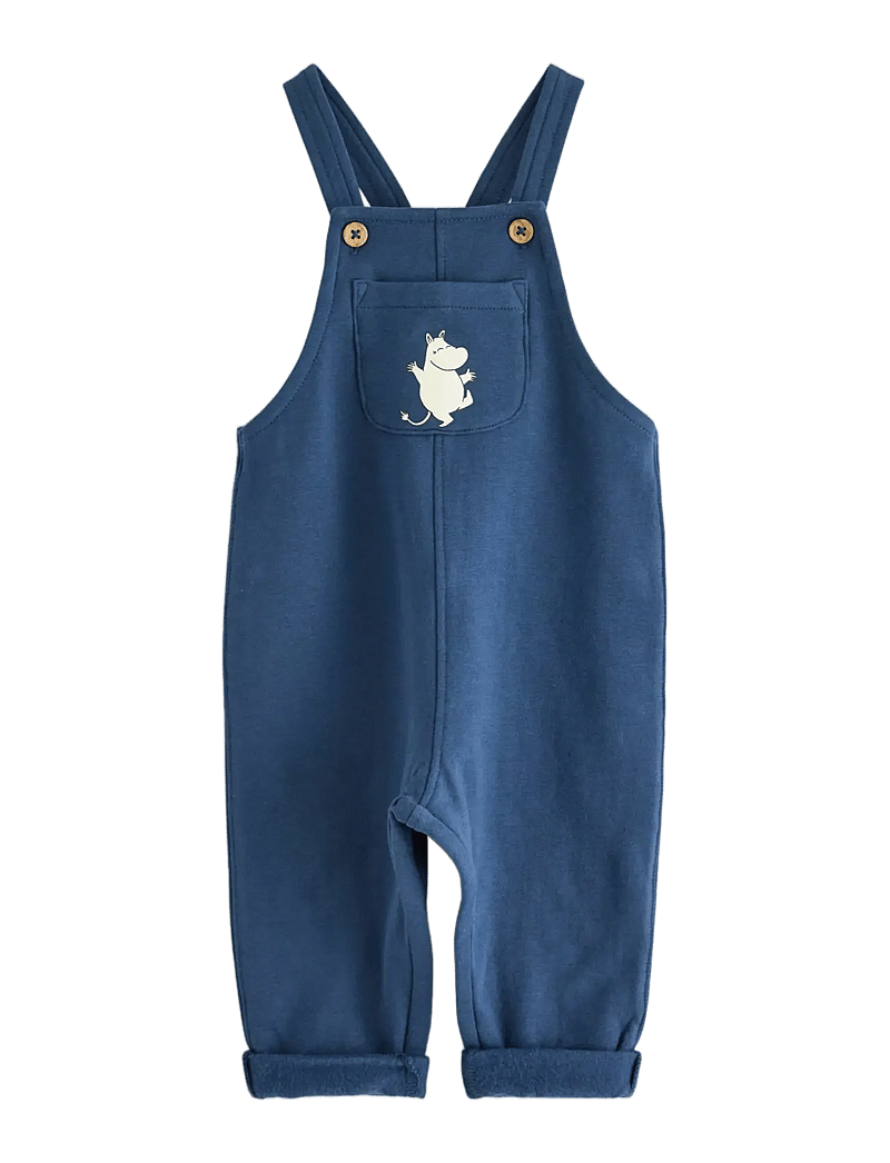 Lindex - Trousers Dungerees w pocket Mo - overalls - dark blue - 0
