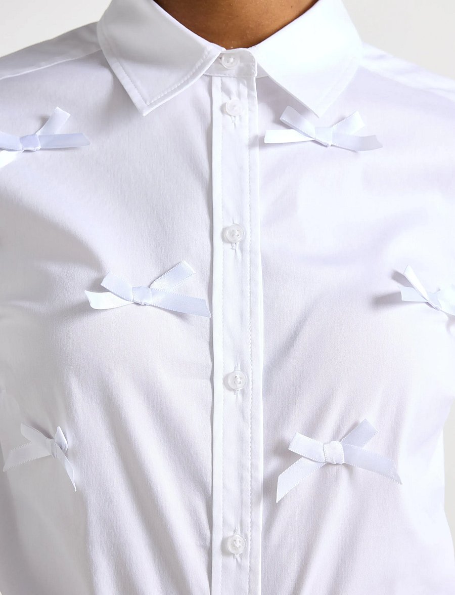 Lindex - Shirt Margot - langärmlige hemden - white - 4