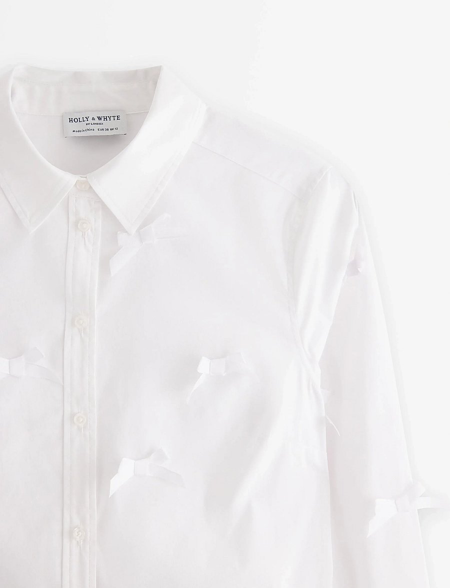 Lindex - Shirt Margot - langärmlige hemden - white - 5