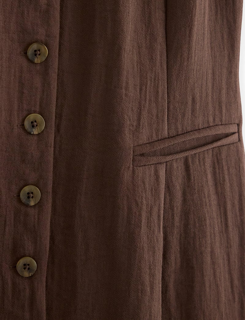 Lindex - Midi dress - midikleider - dark dusty brown - 5