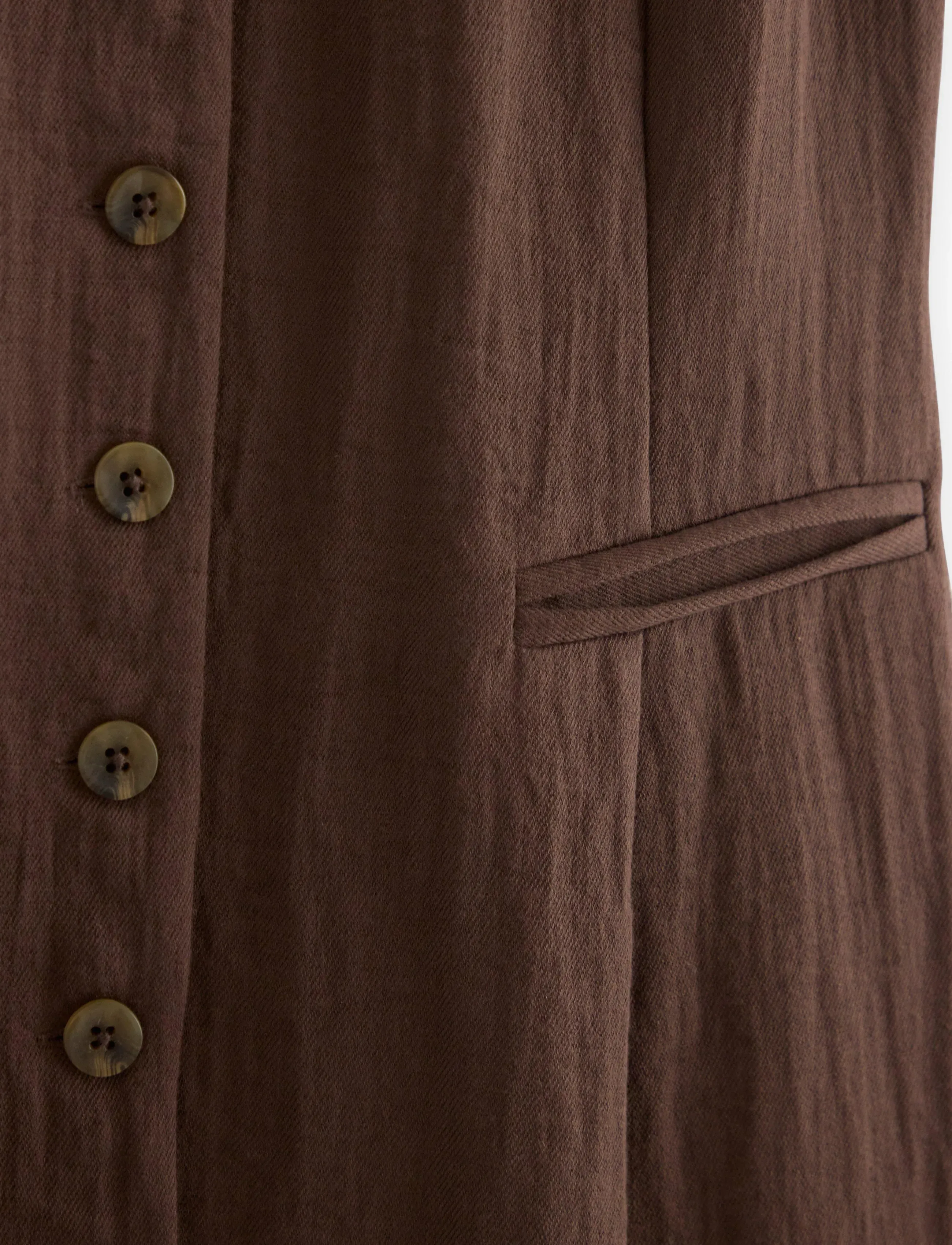 Lindex - Midi dress - midi kjoler - dark dusty brown - 5
