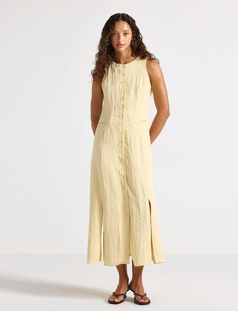 Lindex - Midi dress - midikleider - light yellow - 0