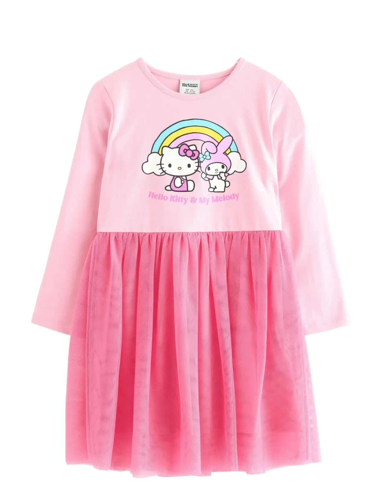 Lindex dress mesh Hello Kitty - Nyheder - LIGHT PINK / pink/rose