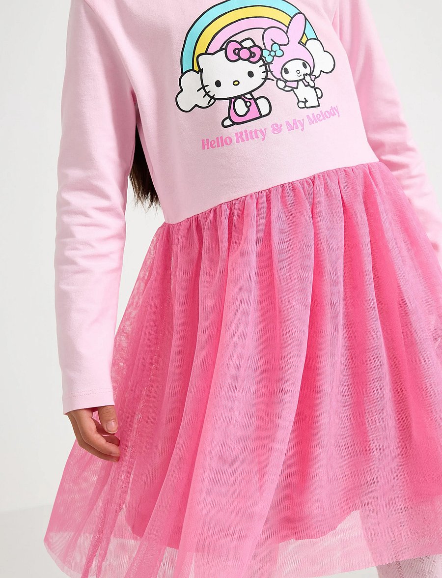 Lindex - dress mesh Hello Kitty - pikkade varrukatega vabaajakleidid - light pink - 4
