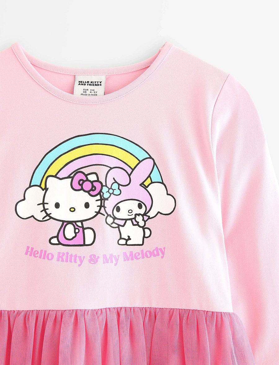 Lindex - dress mesh Hello Kitty - pikkade varrukatega vabaajakleidid - light pink - 5