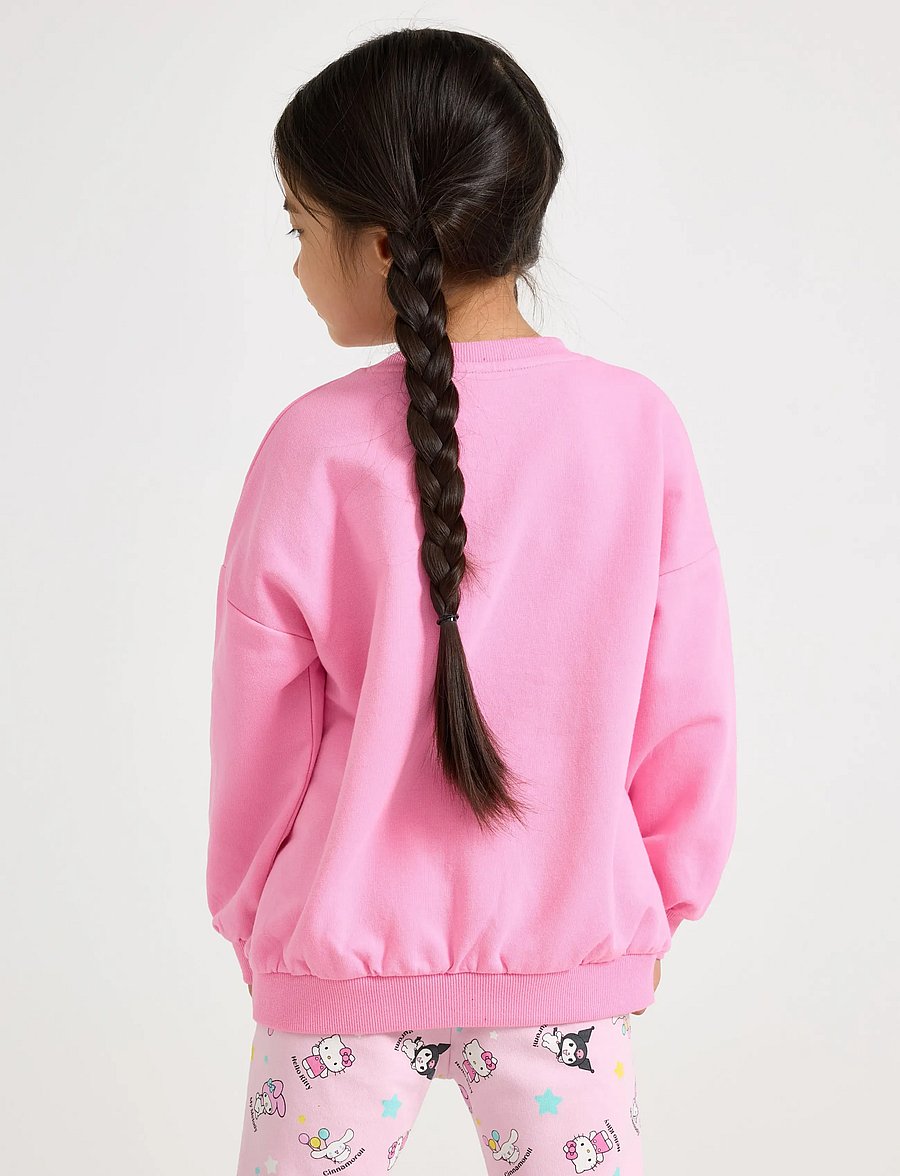 Lindex - Sweatshirt oversized Hello Kit - sweatshirts - pink - 3