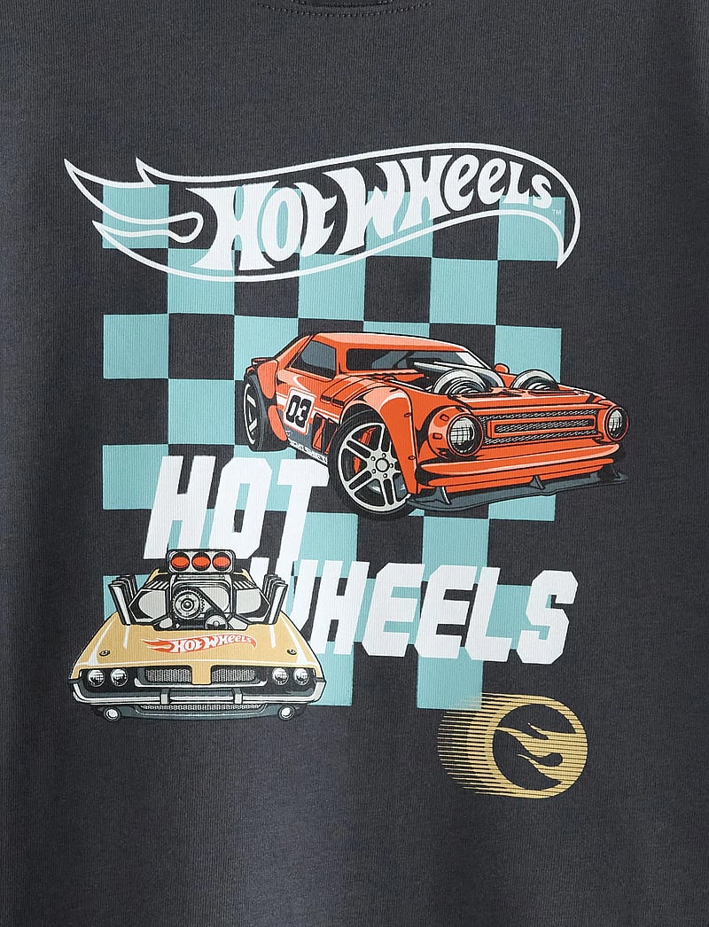 Lindex - Top LS Hot wheel - langärmelig - dark dusty grey - 5