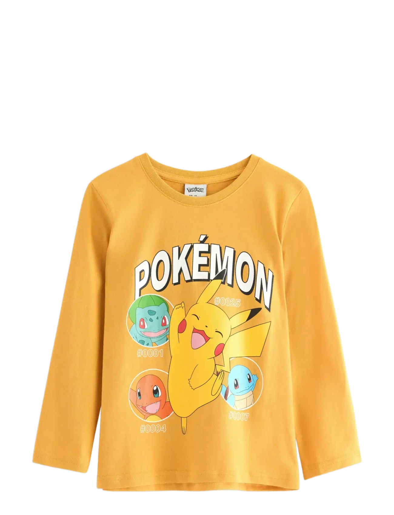 Lindex Top LS pokemon - Børn 2-8 år - LIGHT DUSTY YELLOW / yellow