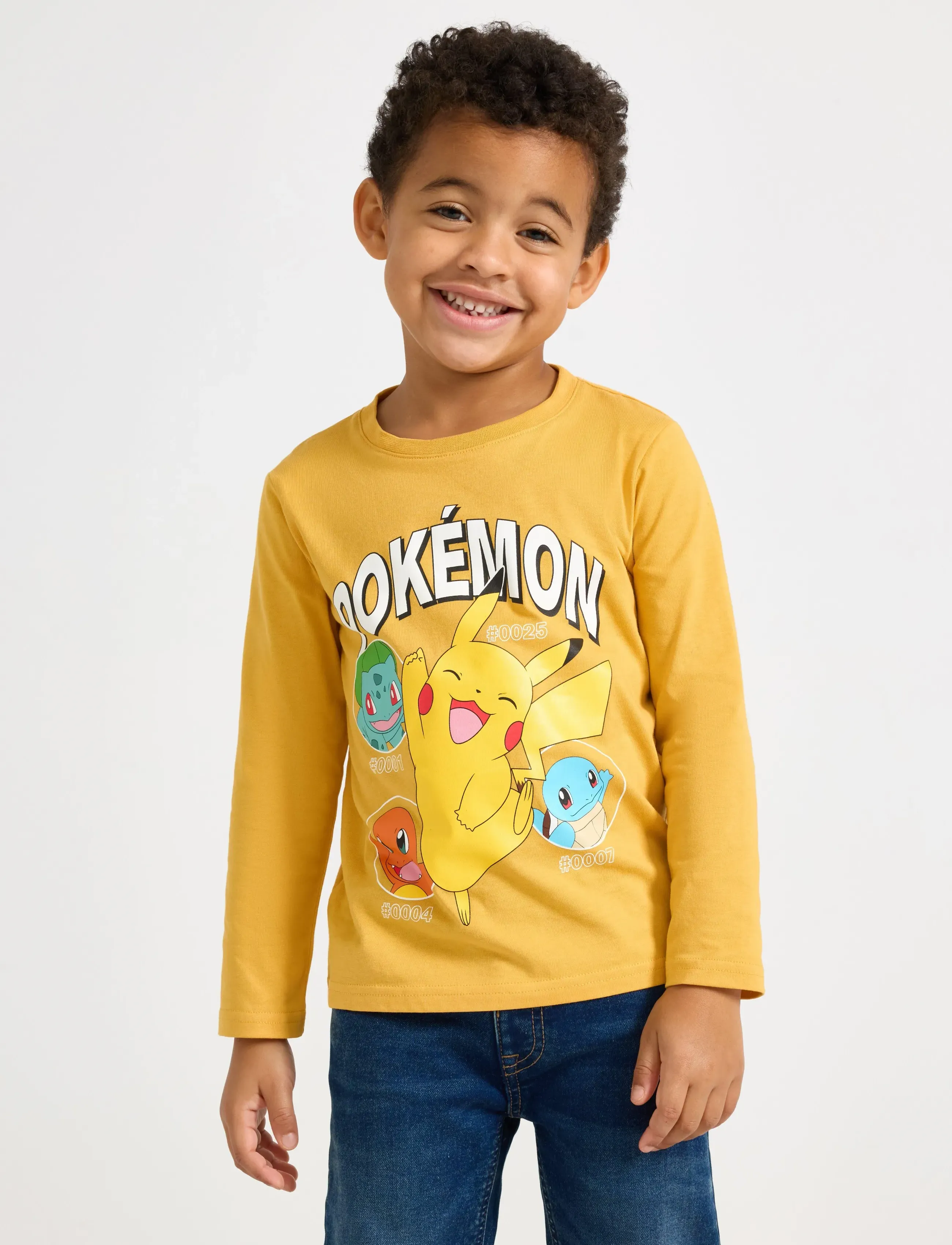 Lindex Top LS pokemon - Oberteile & T-Shirts - LIGHT DUSTY YELLOW / yellow