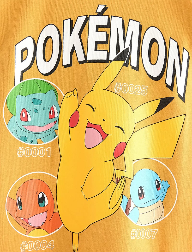 Lindex - Top LS pokemon - langärmelig - light dusty yellow - 5