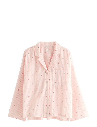 Pyjama Shirt In Seersucker - Pyjamas