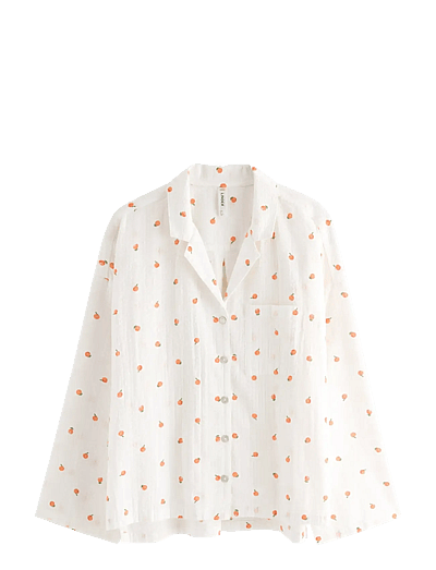 Pyjama Shirt In Seersucker - Pyjamas