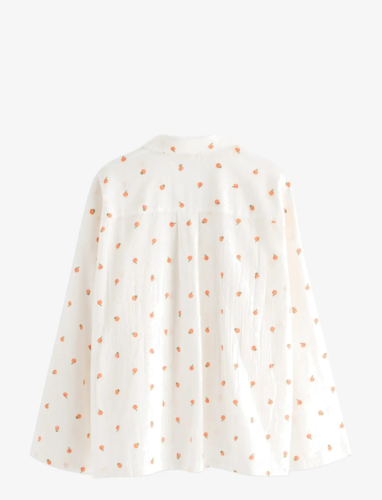 Lindex - Pyjama shirt in seersucker - alussärgid - light orange - 1