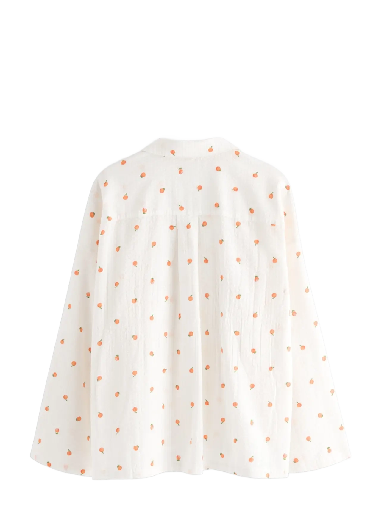 Lindex - Pyjama shirt in seersucker - oberteile - light orange - 1