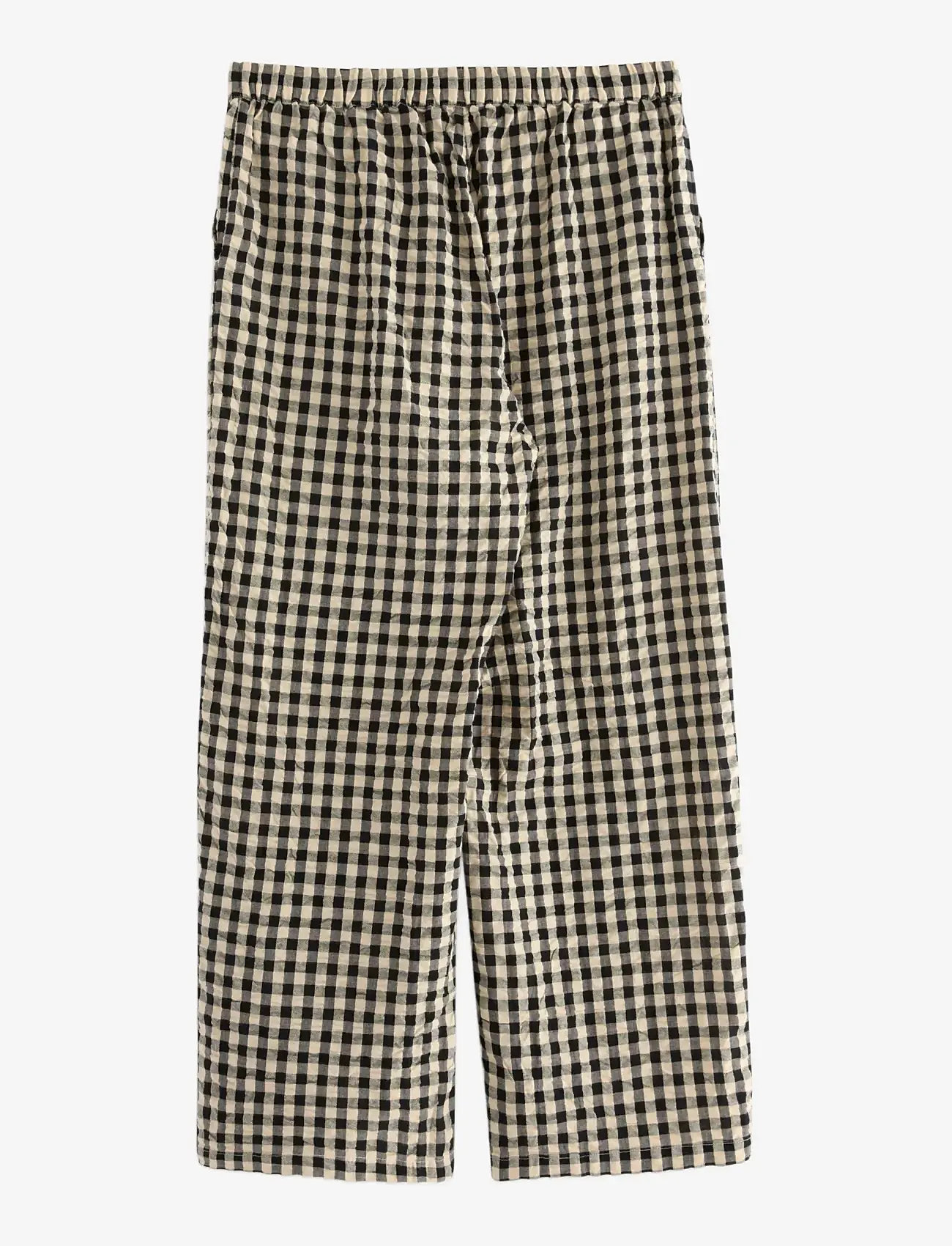 Lindex - Trousers pyjama seersucker - pyjamahose - black - 2