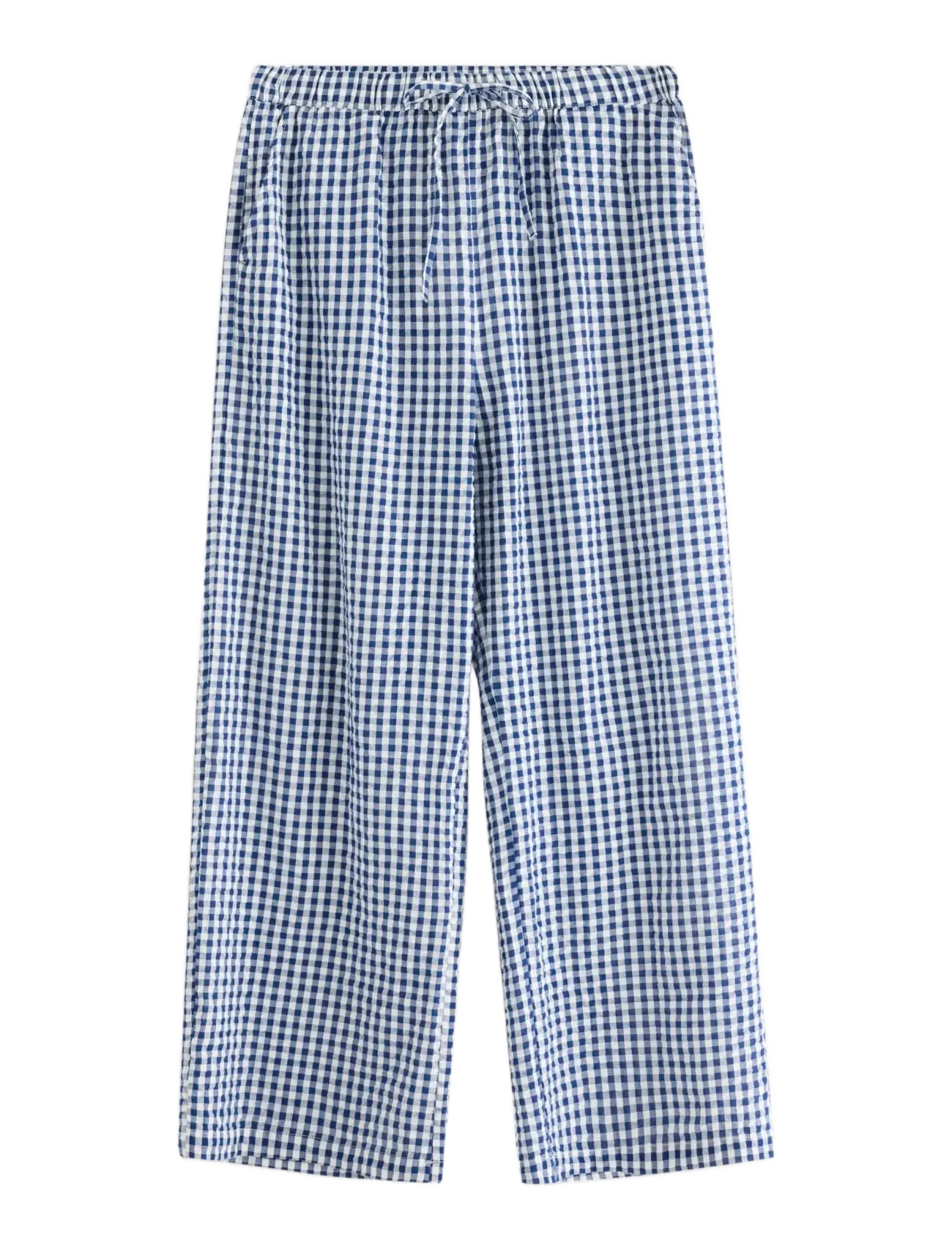 Trousers pyjama seersucker - DARK BLUE