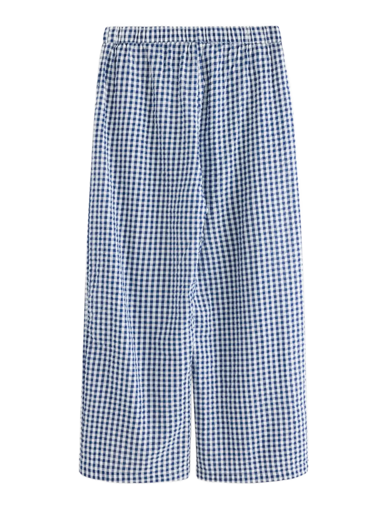 Lindex - Trousers pyjama seersucker - natbukser - dark blue - 2
