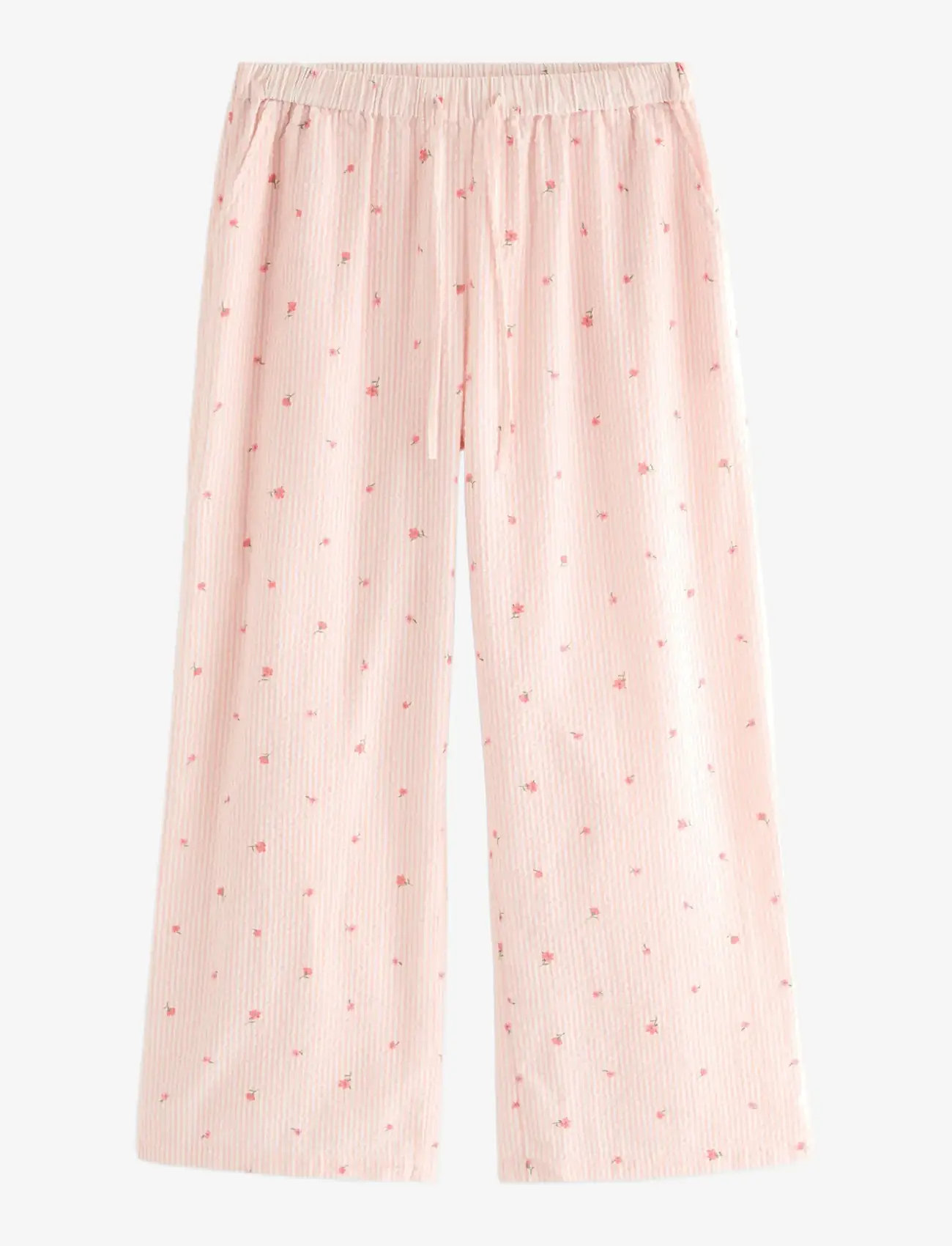 Lindex - Trousers pyjama seersucker - pidžaamapüksid - light coral - 1
