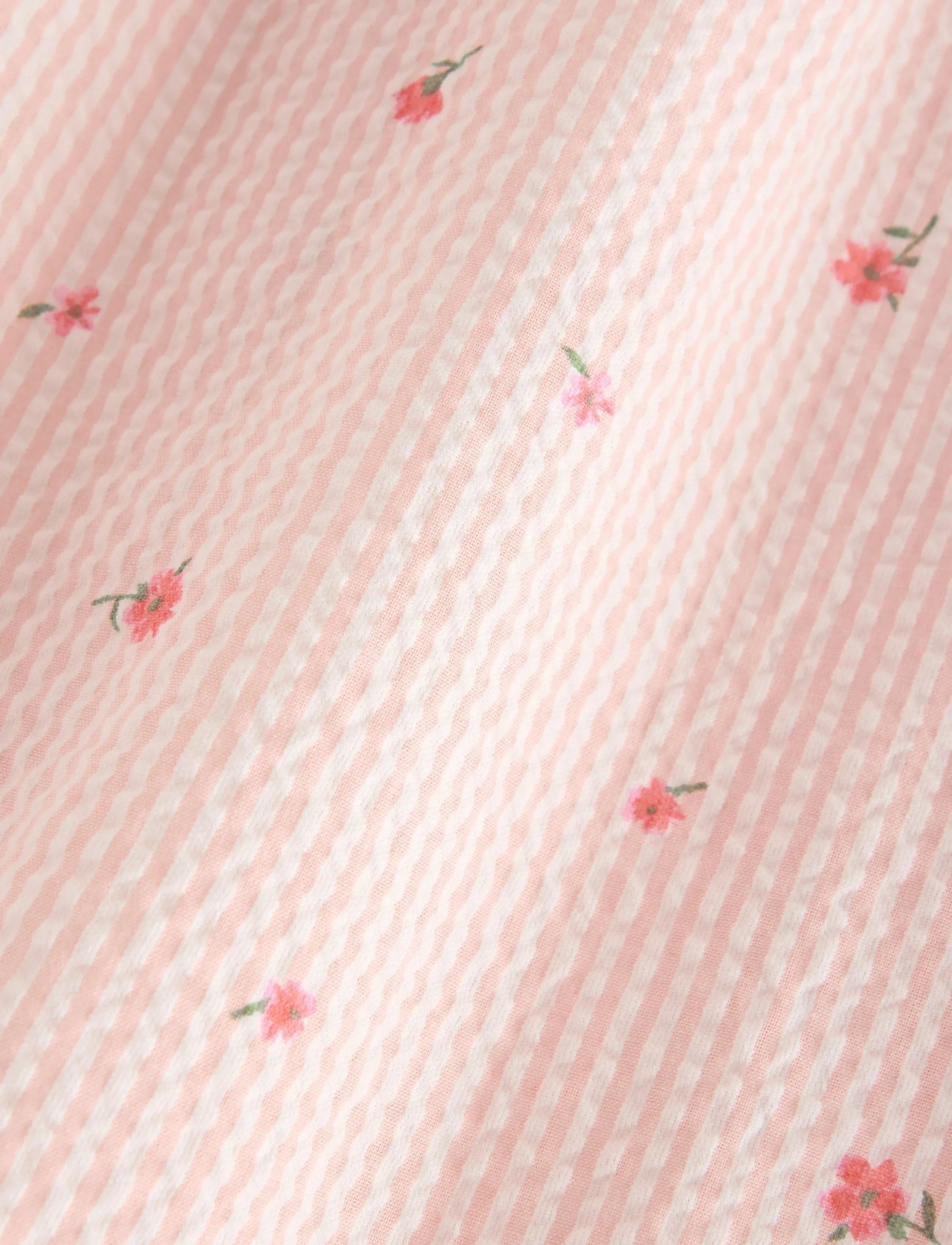 Lindex - Trousers pyjama seersucker - pyjamahose - light coral - 5