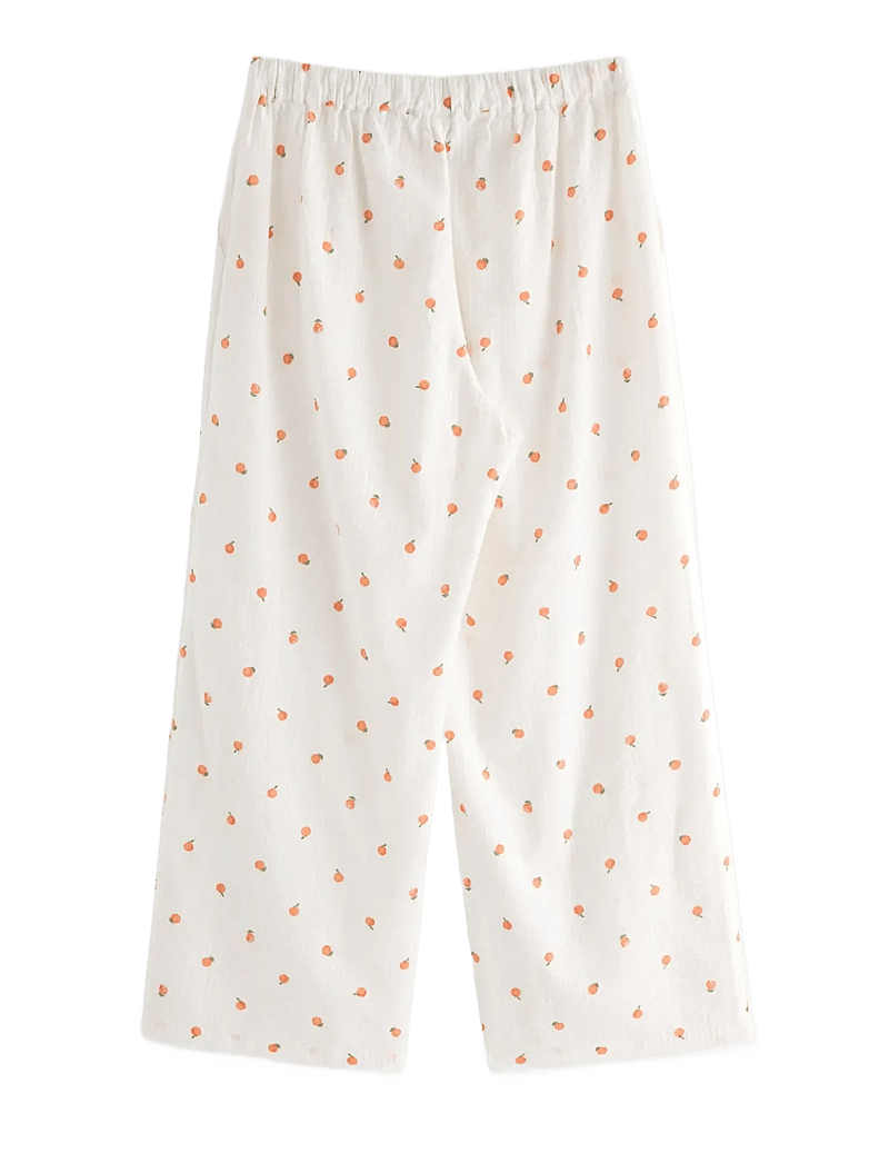 Lindex - Pyjama trousers in seersucker - pyjamahose - light orange - 1